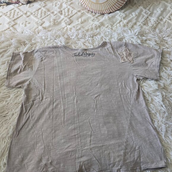 Jaded Gypsy "Gypsy Moonlight" appliqued tee - Picture 2 of 8